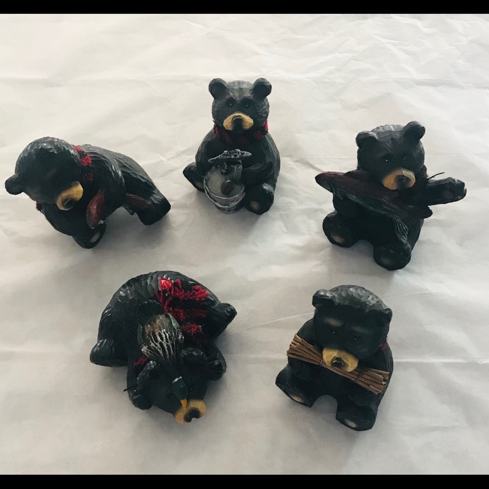 Bundle 5 little bear figures